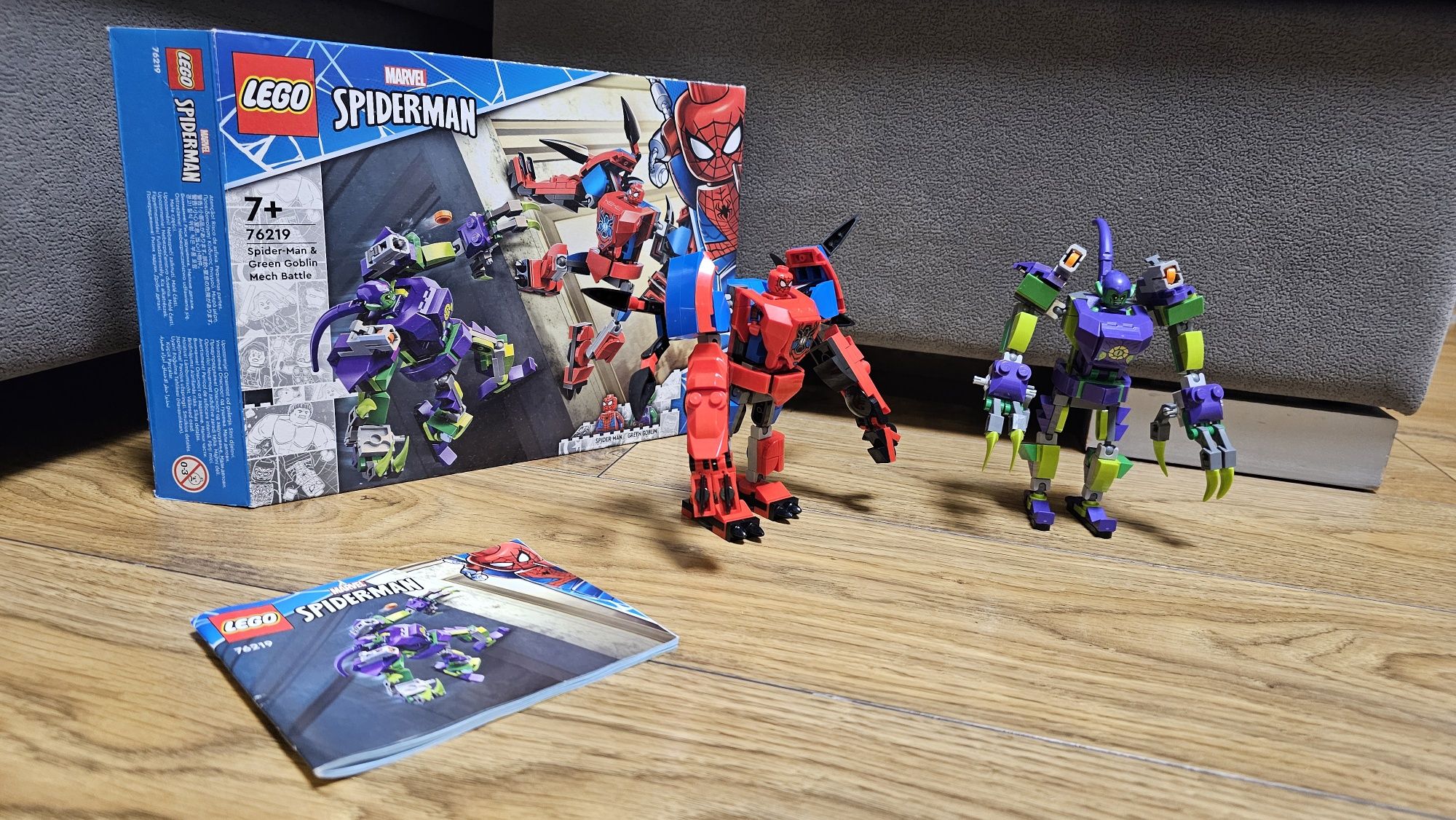 Lego Spiderman 76219, Spider-Man & Green Goblin Mech Battle