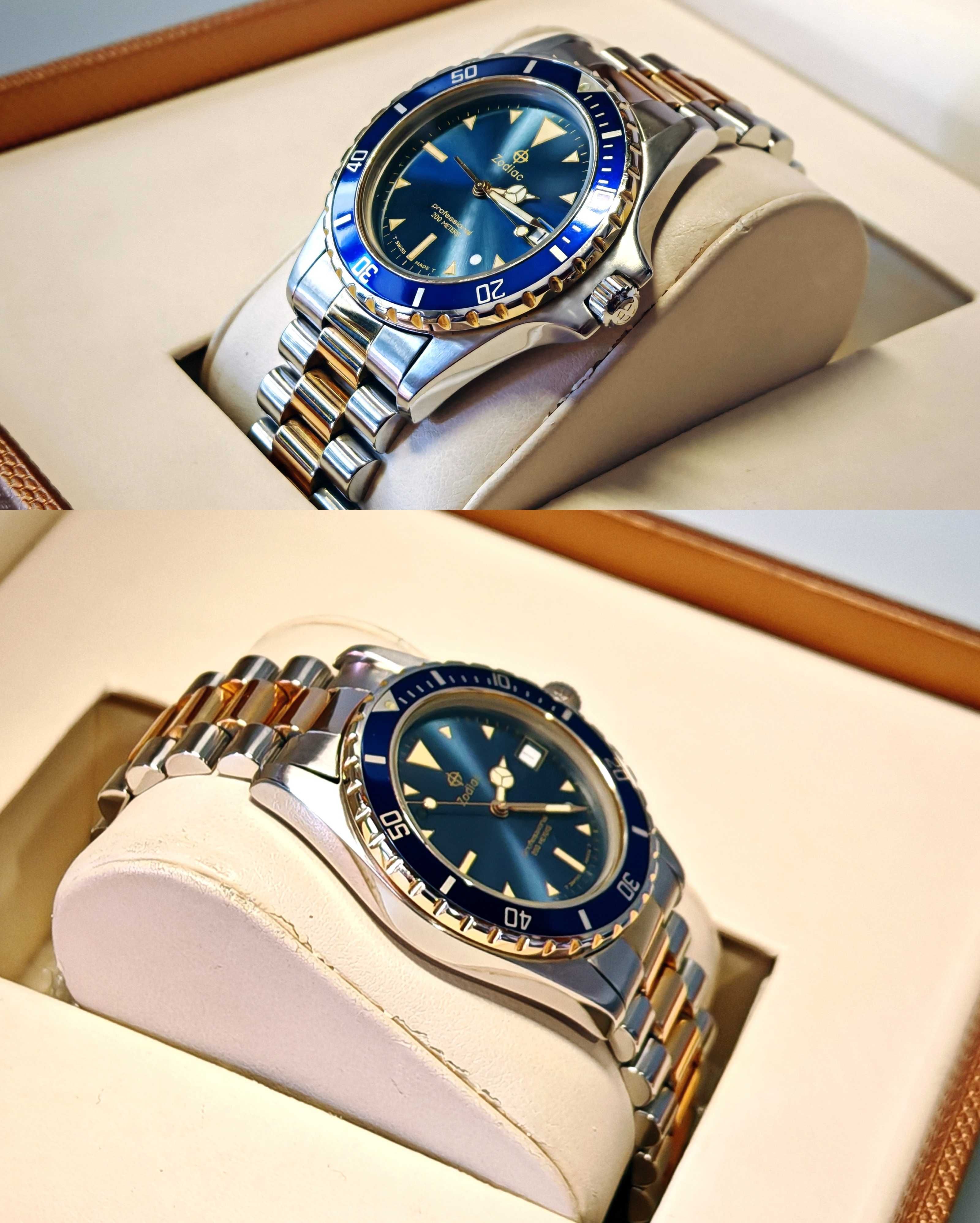 Zegarek Zodiac Professional 200M Blue Mariner Diver Sea Wolf S Point