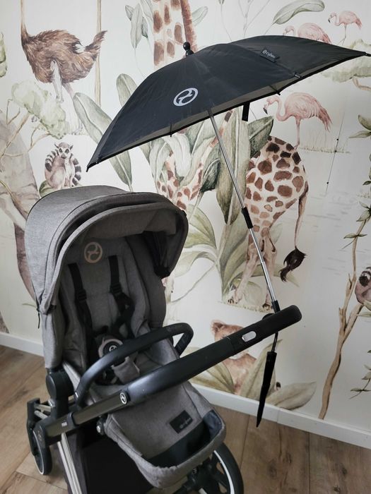Cybex PRIAM Manhattan Gray Chrome, 2in1 + śpiworek