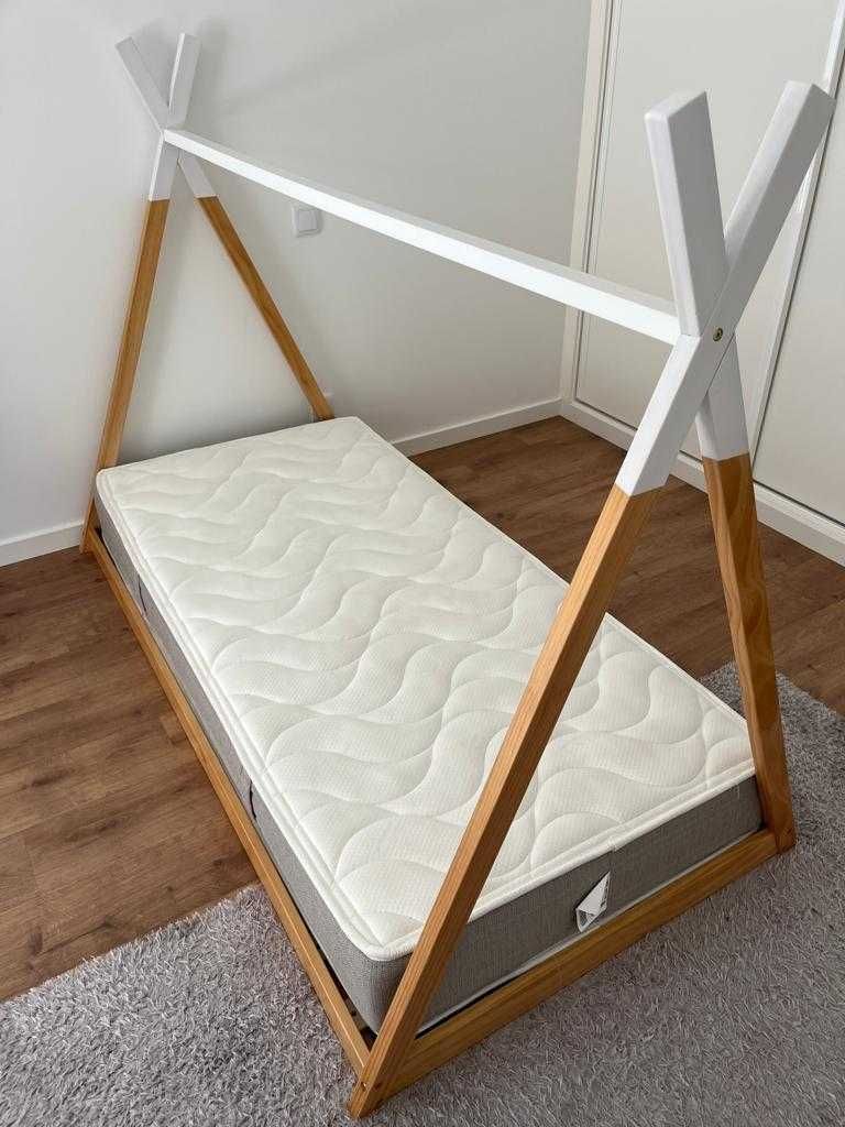 Cama Typi Montessori (tenda) 90 cm + Colchão MOLAFEX + Complementos