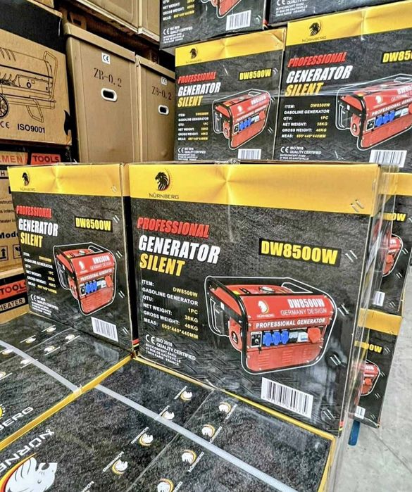 Gerador 8500w monofásico e trifásico arranque manual de corda