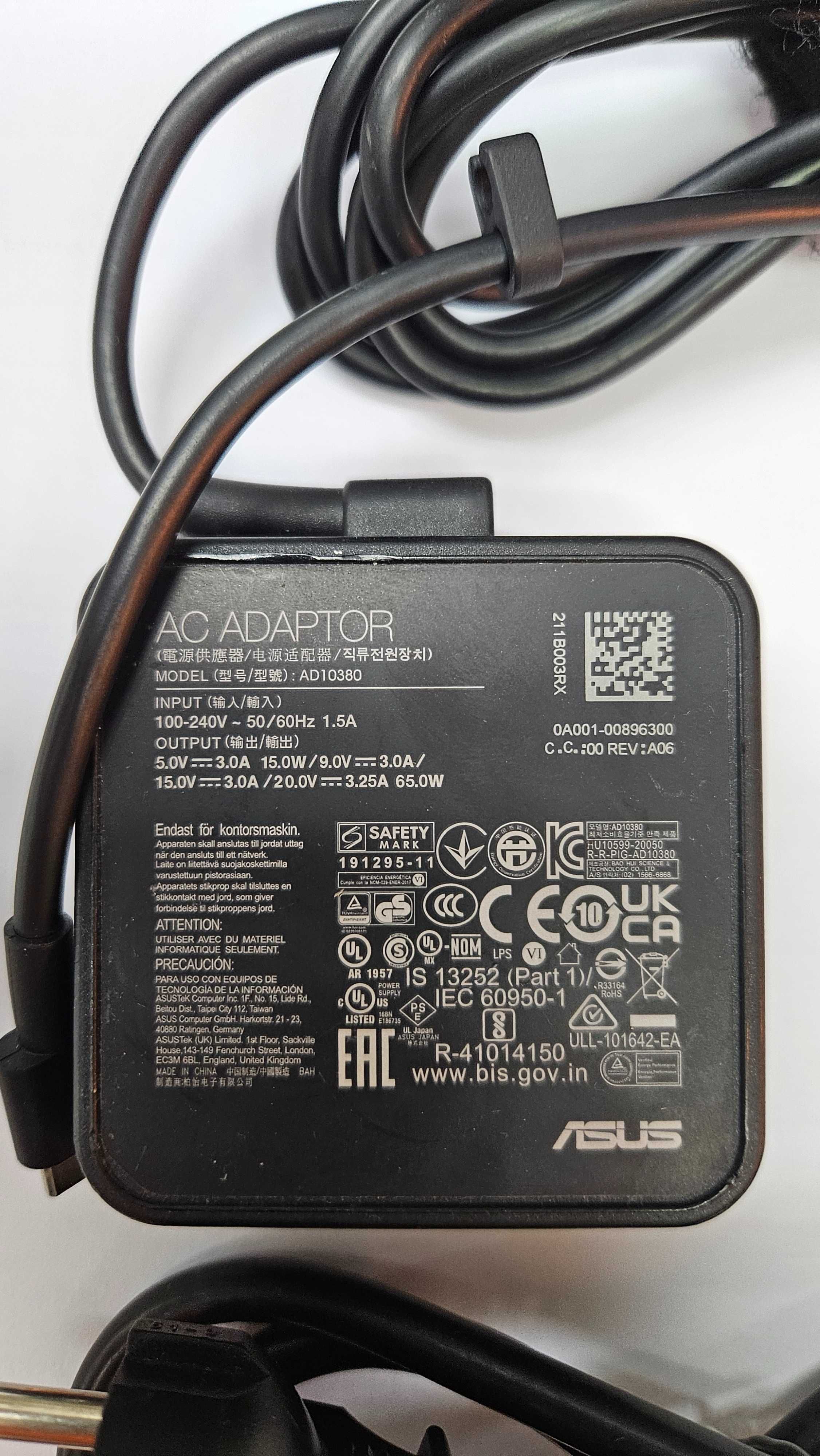 Zasilacz USB-C 65W Asus oryginał