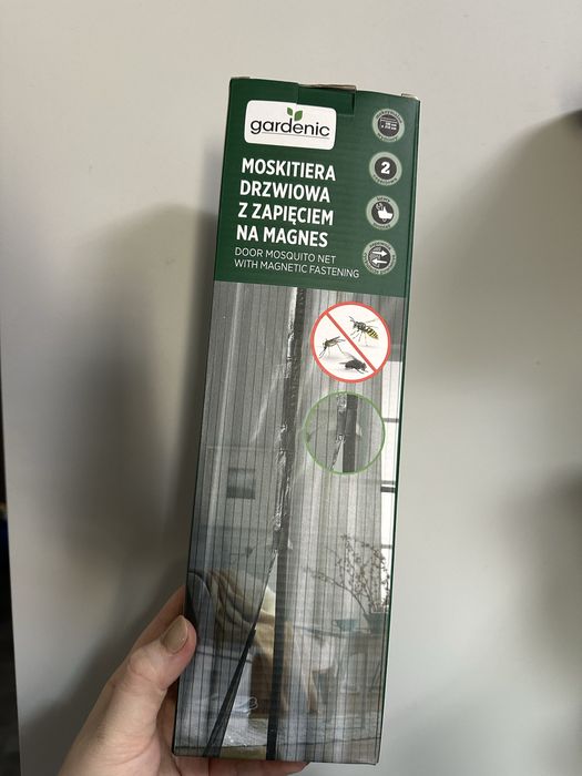 Moskitiera drzwiowa z zapieciem na magnes, balkon, drzwi