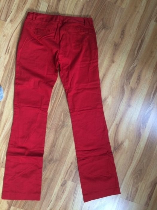 Spodnie Zara czerwone roz. 38