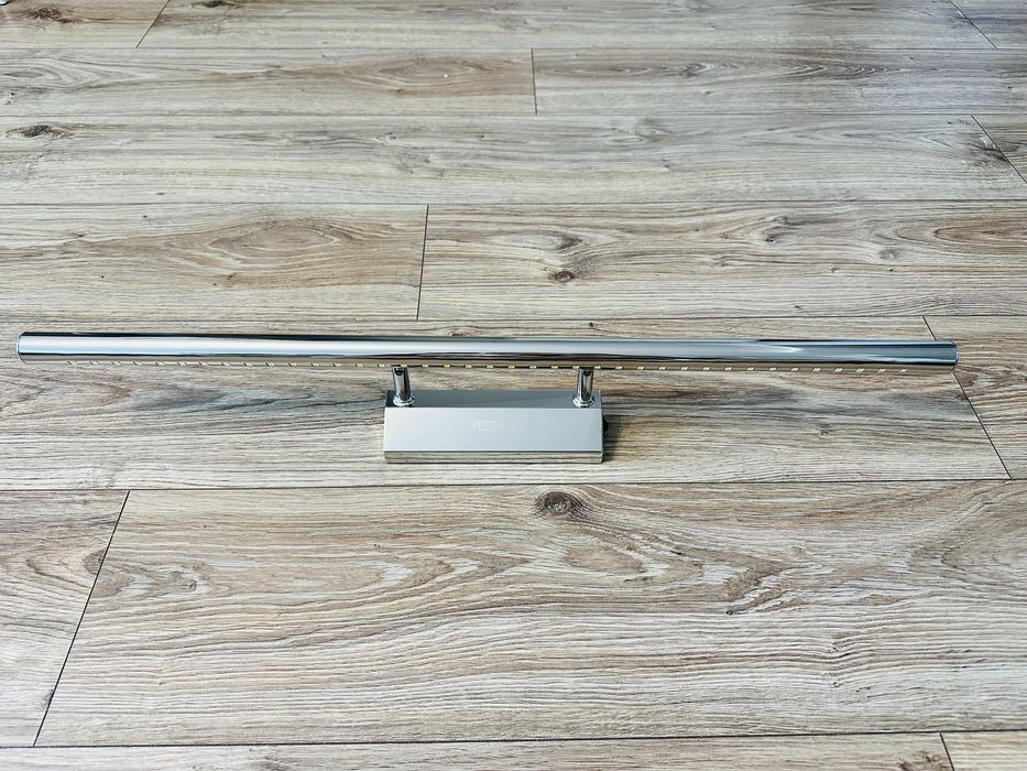 kinkiet lampa LED nad lustro do łazienki lub obraz chrom