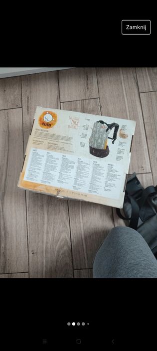 Tula nosidełko ergonomiczne