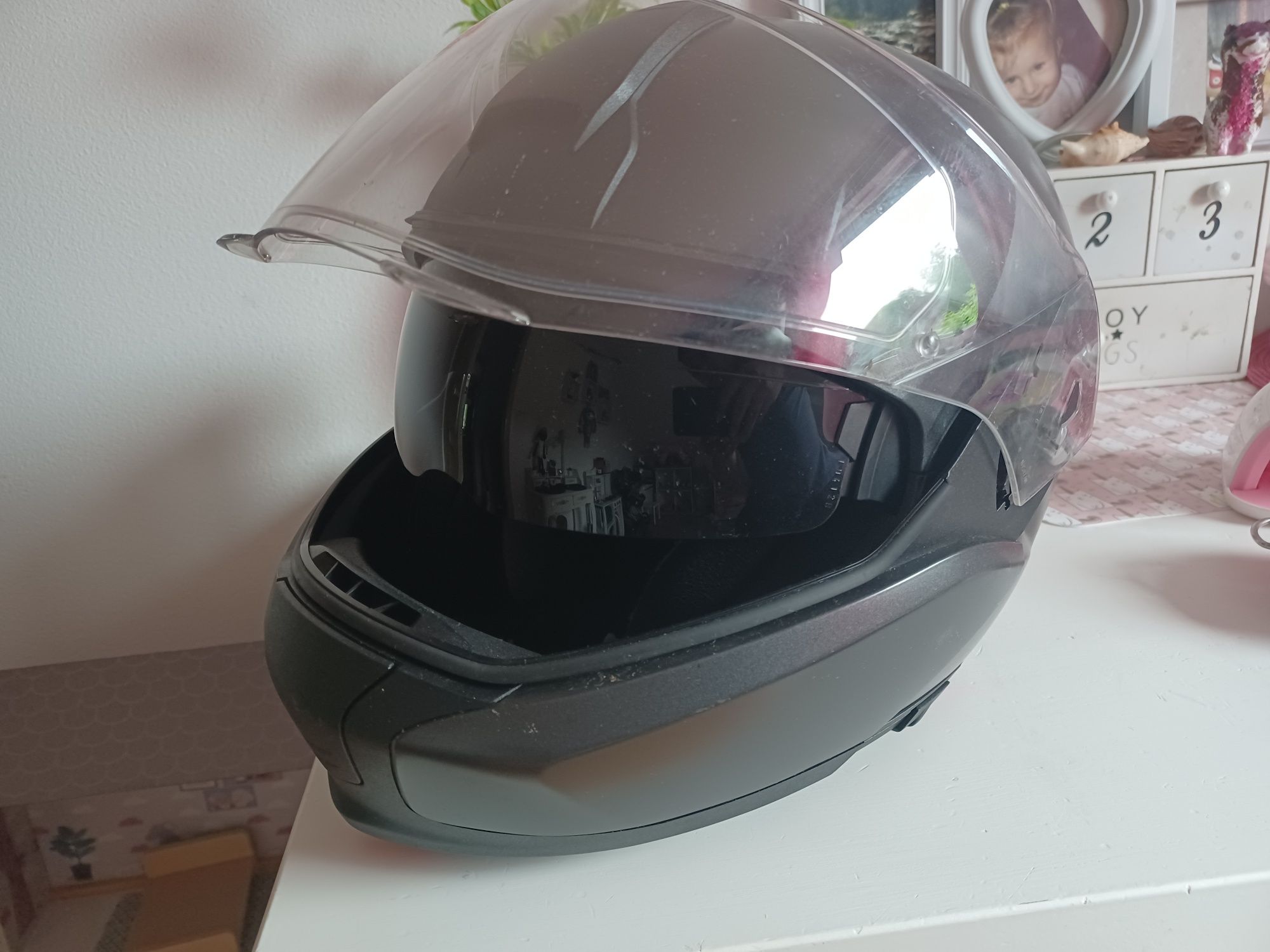 Kask motocyklowy  BMW  56/57 pinlock + blenda