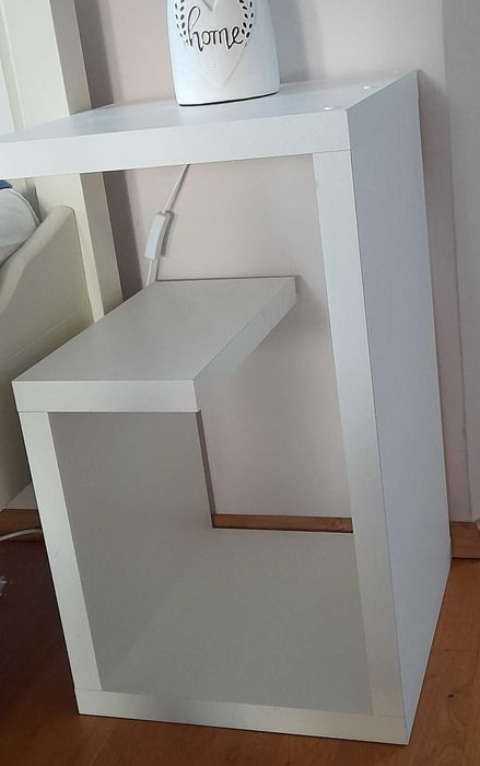 Szafka nocna/ stolik biały, wymiary 36 x 36 cm, wys. 62cm