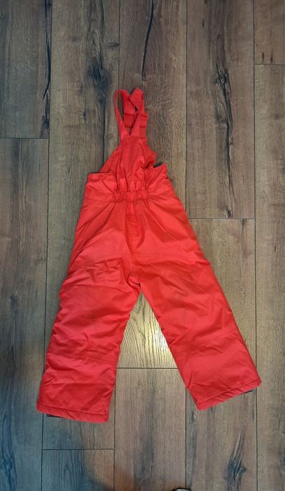 Spodnie ocieplane zimowe narciarskie 104 cm membrana