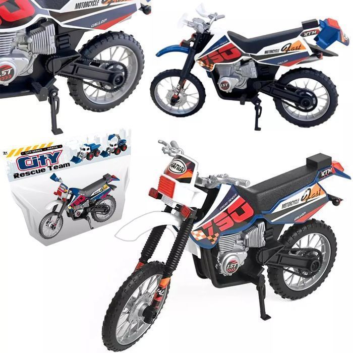 Motor Motocykl Crossowy Pojazd Model Motorek Gumowe Opony Dla Dzieci