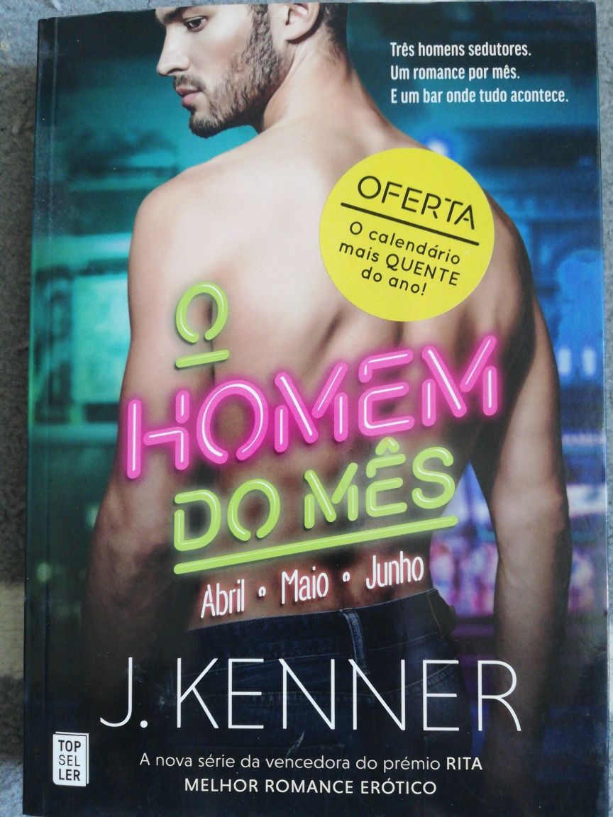 Livro 'O Homem do mês' J. Kenner