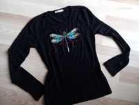 Gucci sweterek damski wiskoza roz S