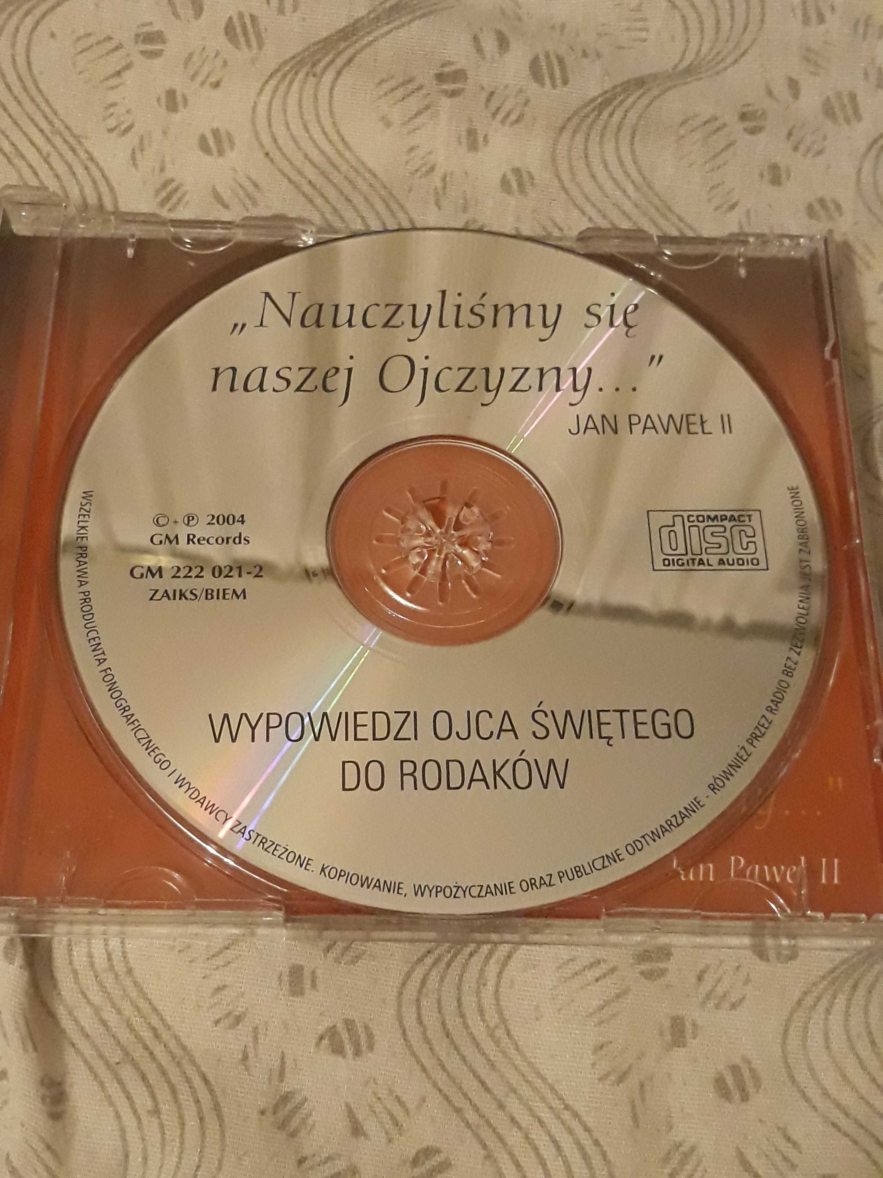 Płyta CD Jan Paweł II wypowiedzi do rodaków.