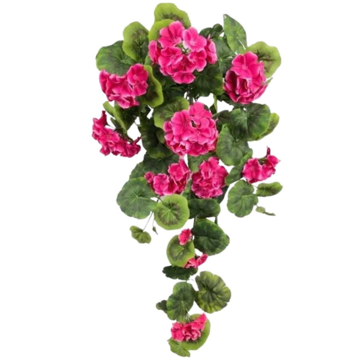 Pelargonia Rabatowa Zwis Girlanda Sztuczne Pnącze Różowe 70cm 2szt
