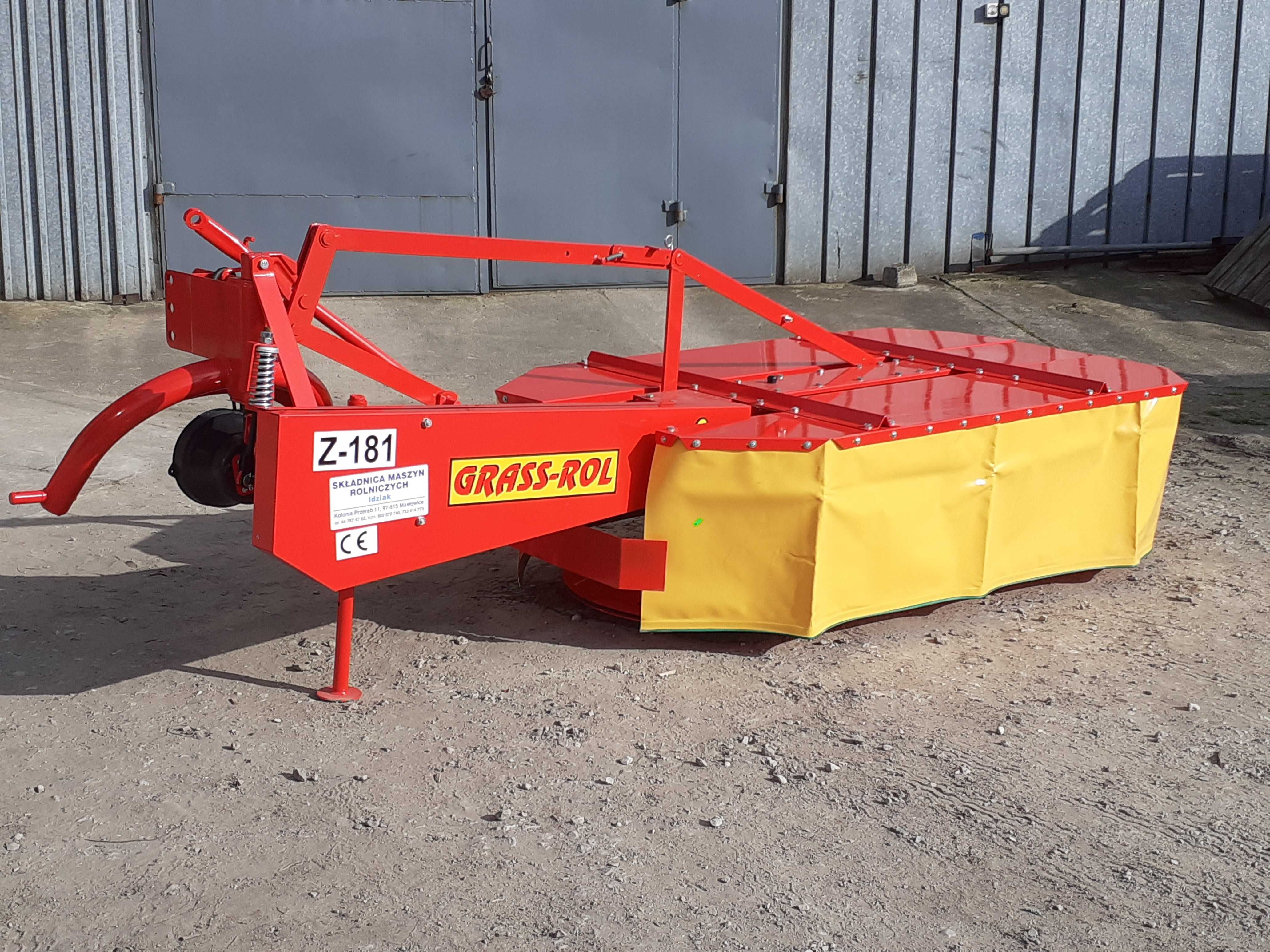 Kosiarka GRASS-ROL 1,65m rotacyjna bębnowa 165 / 185 PROMOCJA