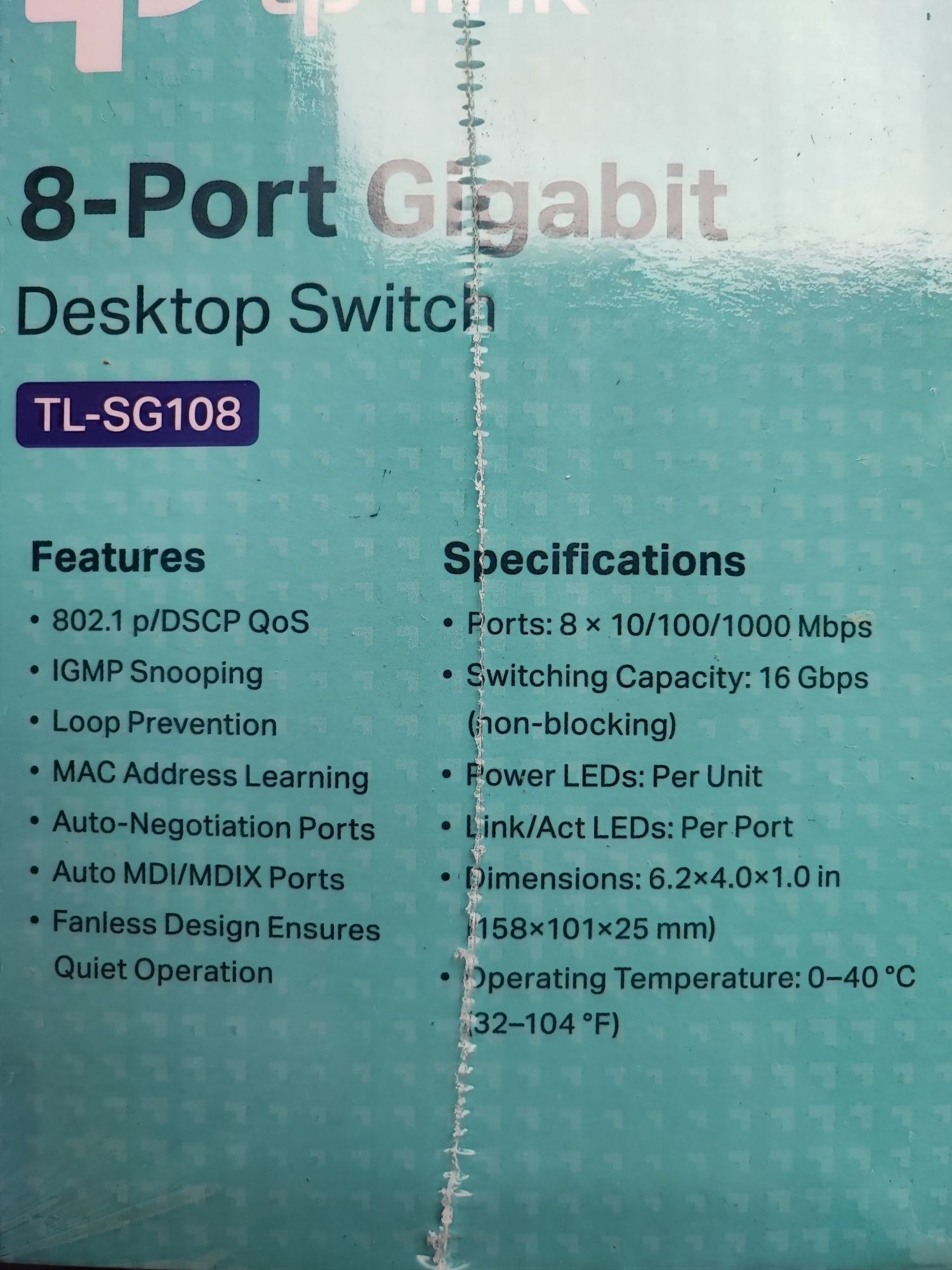 Світч Tp-Link TL-SG108