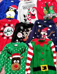 Odzież świąteczna swetry świąteczne damski męski sweter świąteczny