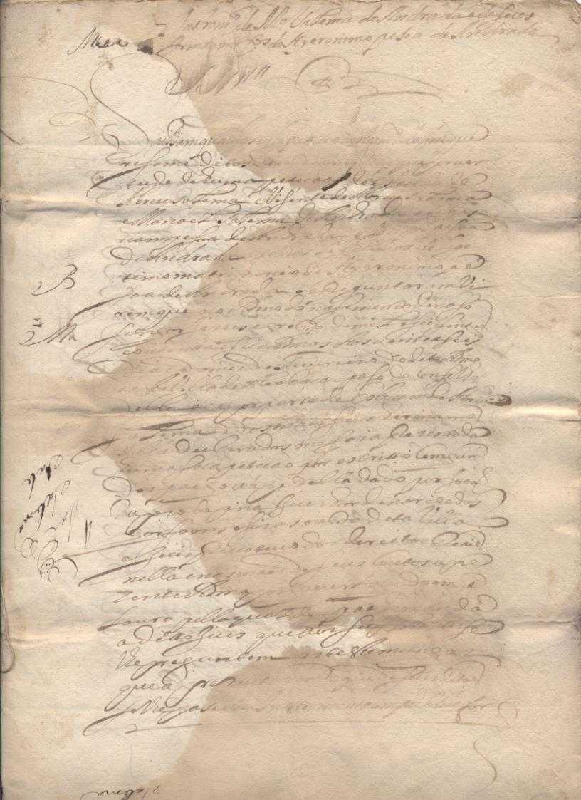 Manuscrito Alcobaça - prop. da família de Manuel Salema de Andrade