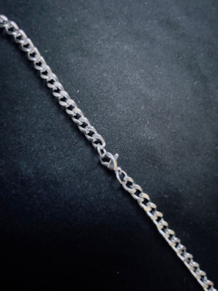 Biżuteria unisex łańcuszek chain łańcuch naszyjnik 50 cm pancerka nowy