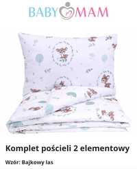 Komplet pościeli 120x90 + 60x40 / Bajkowy las / Baby Mam