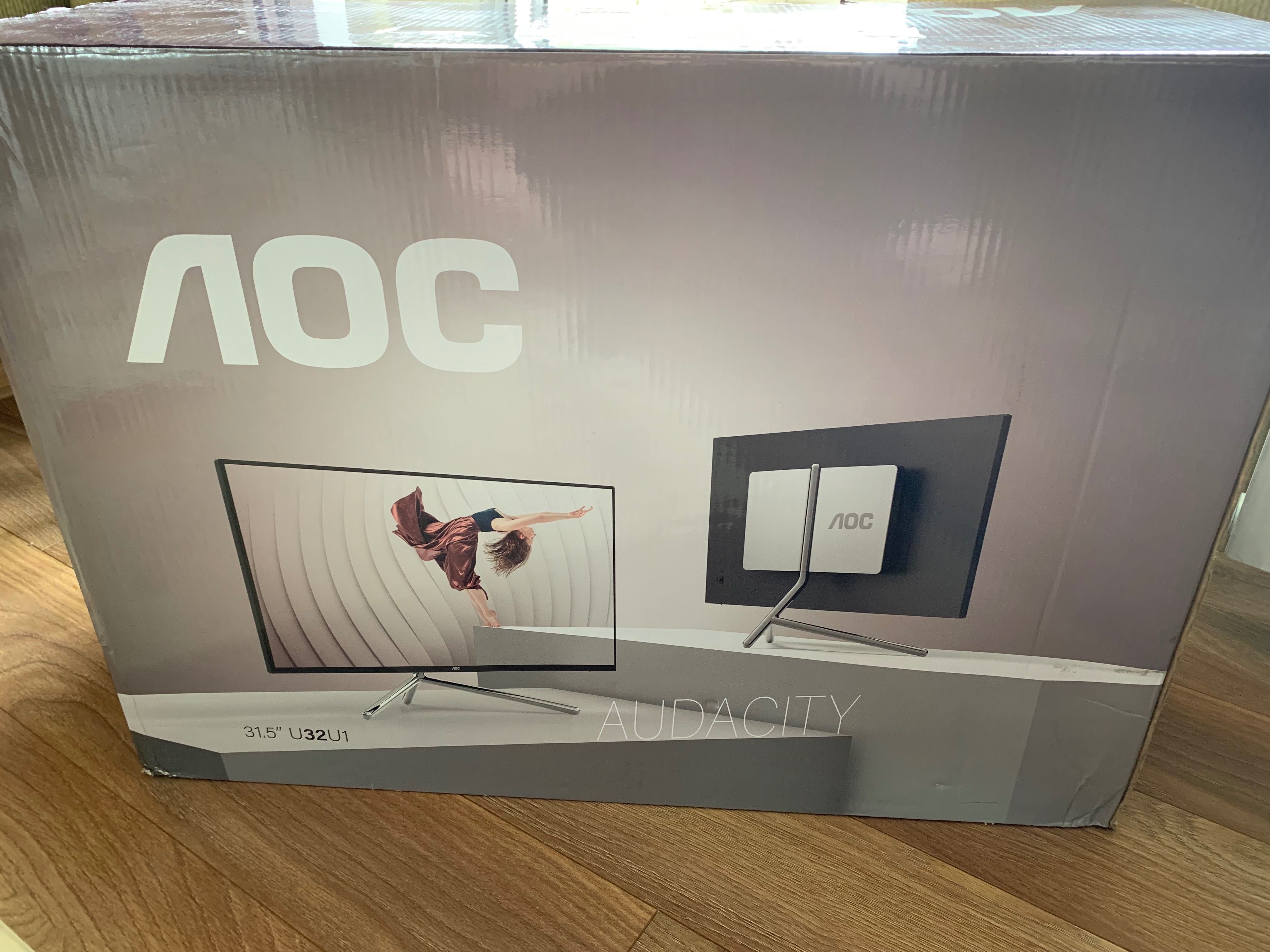 Монітор AOC U32U1 (31.5") Porsche Design, 4K, USB-C, 10-біт, HDR 600