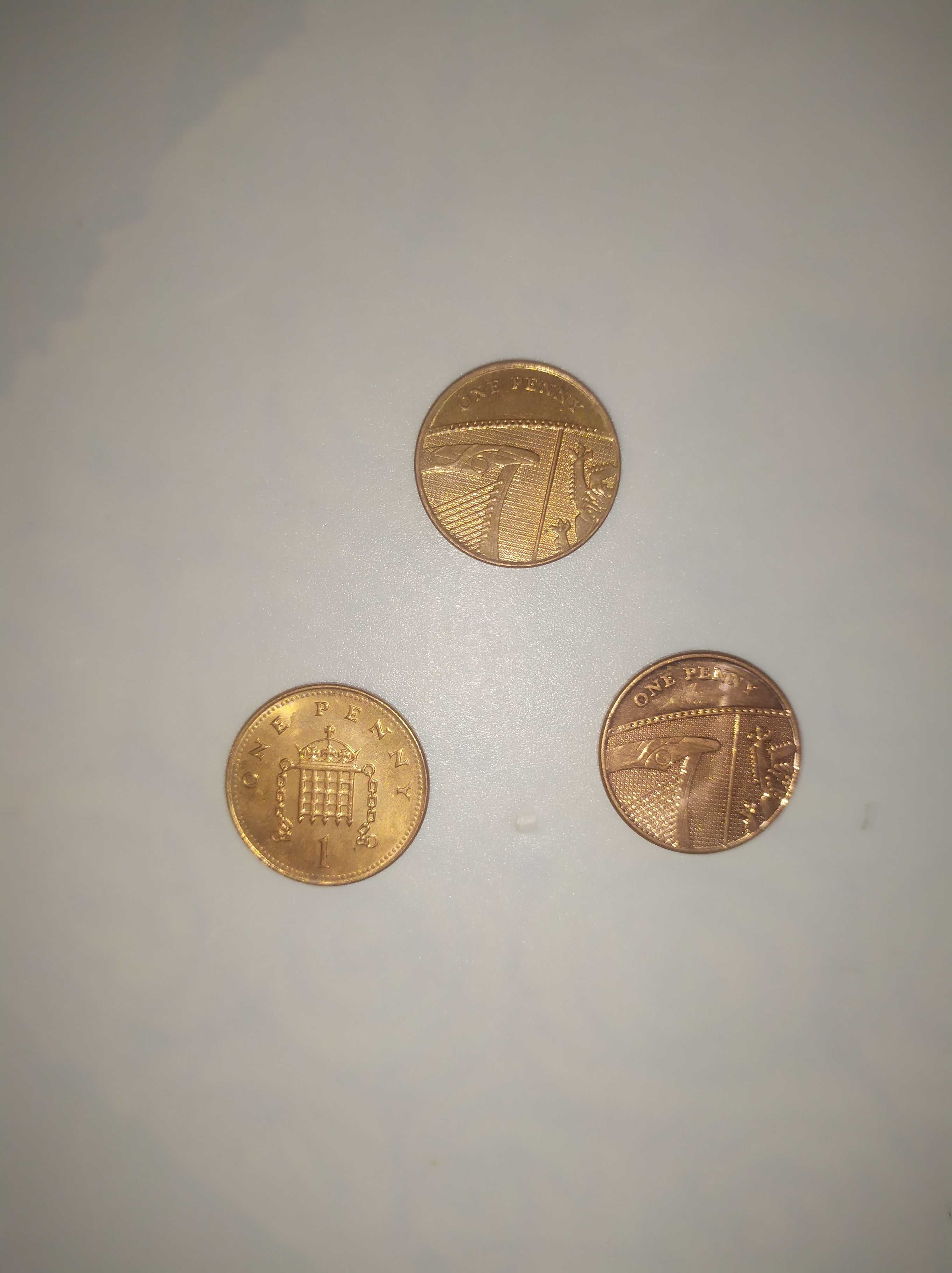 Монета Великобритании Пенни Penny Pence