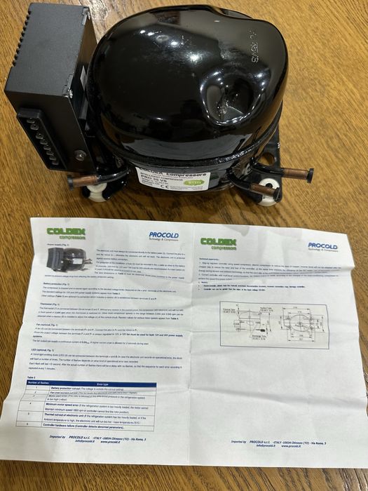 Компресор для холодильника 12-24В мотор для холодильника 12V