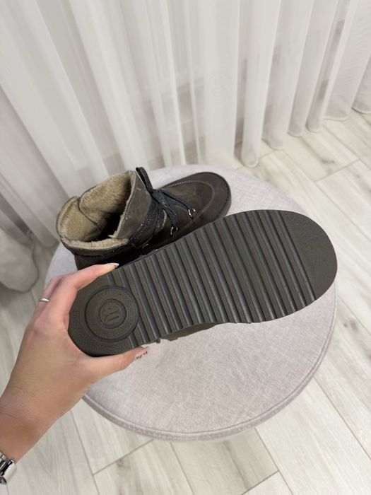 Угги з натуральної замші та вовни, 40 р.