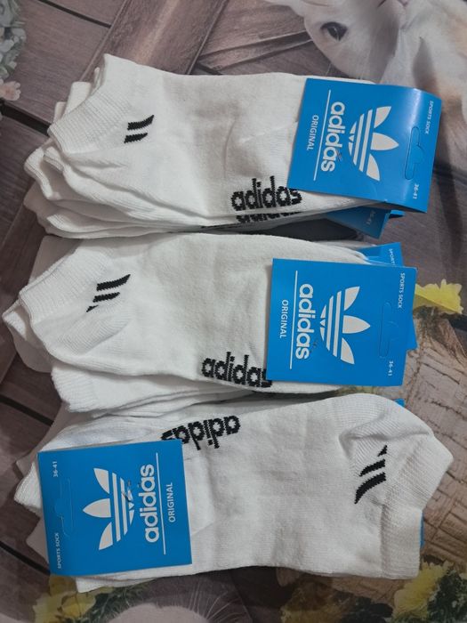 Skarpetki Logowane Tommy oraz Adidas