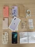 iPhone 11 64gb Fioletowy + 6 etui + gwarnacja Stan BDB