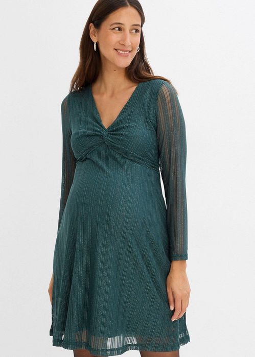 B.P.C sukienka ciążowa i do karmienia butelkowa zieleń ^40/42