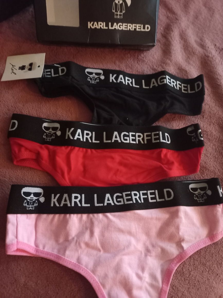 Karl Lagerfeld stringi xs/s 3 pack