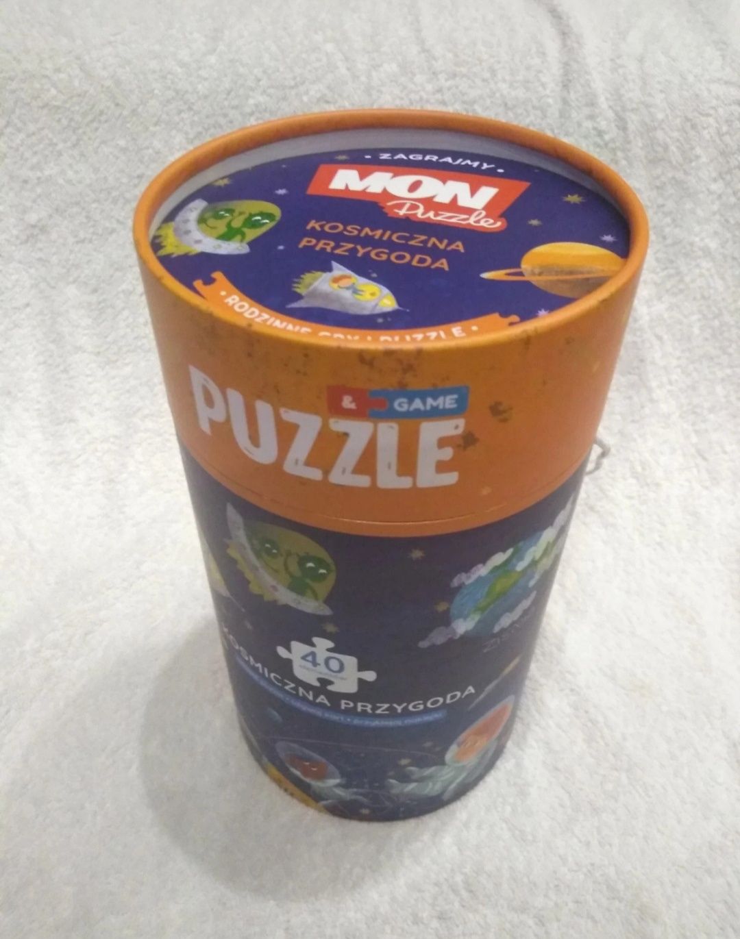 Nowe Dwustronne puzzle.kosmiczna przygoda.