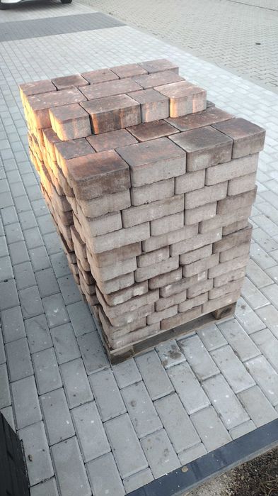 Kostka brukowa Kaczmarek - bruk rawicki - melanż kasztanowy