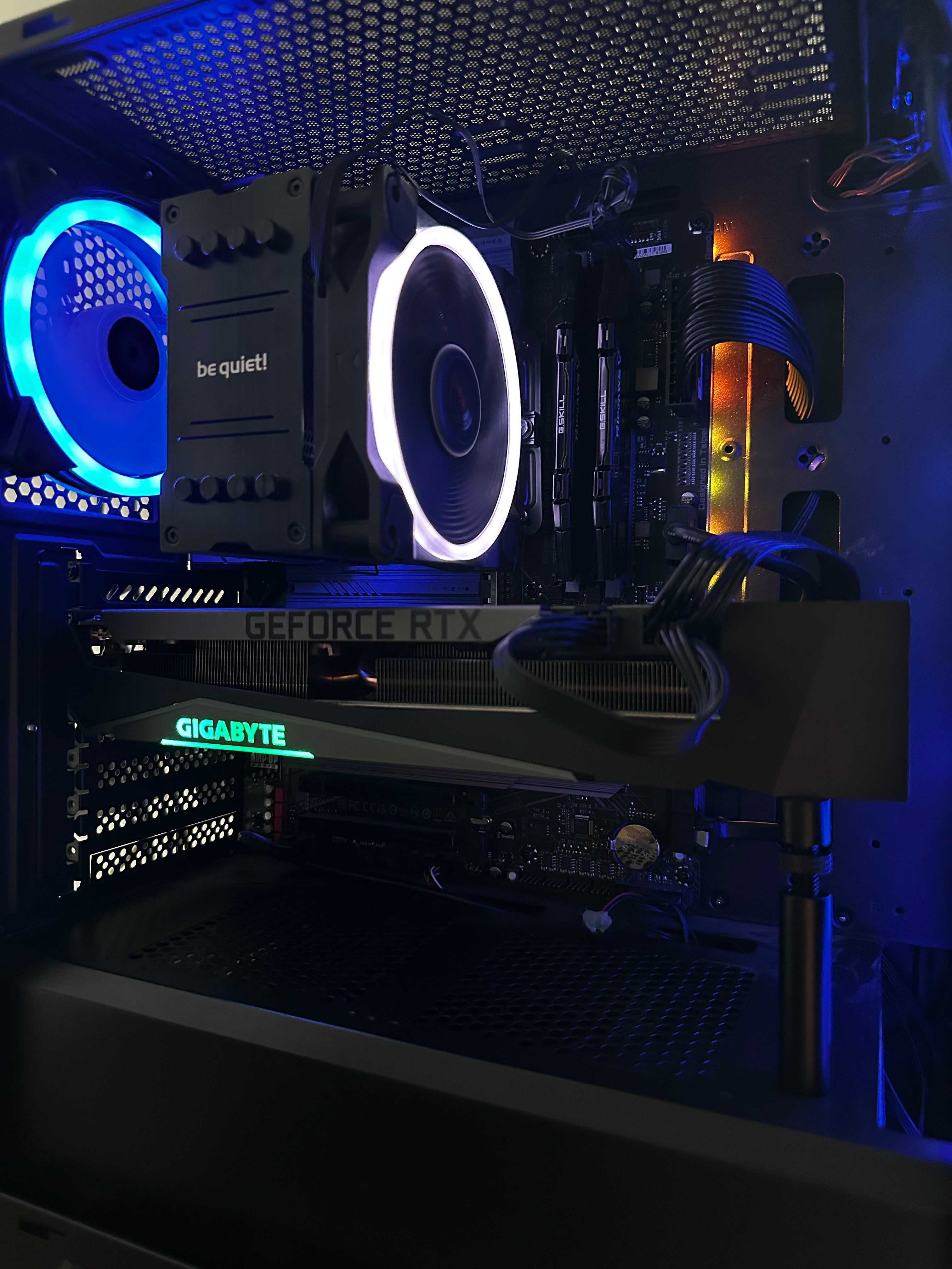 Komputer Gamingowy + Monitor, GeForce RTX 3070 Ti + Intel i5-12600KF