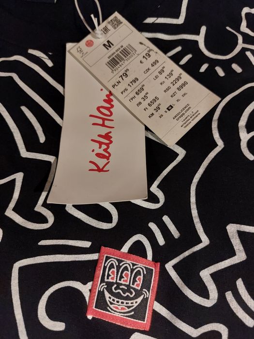 CROPP Keith Haring bluza longsleeve S M streetart streetwear art NOWA