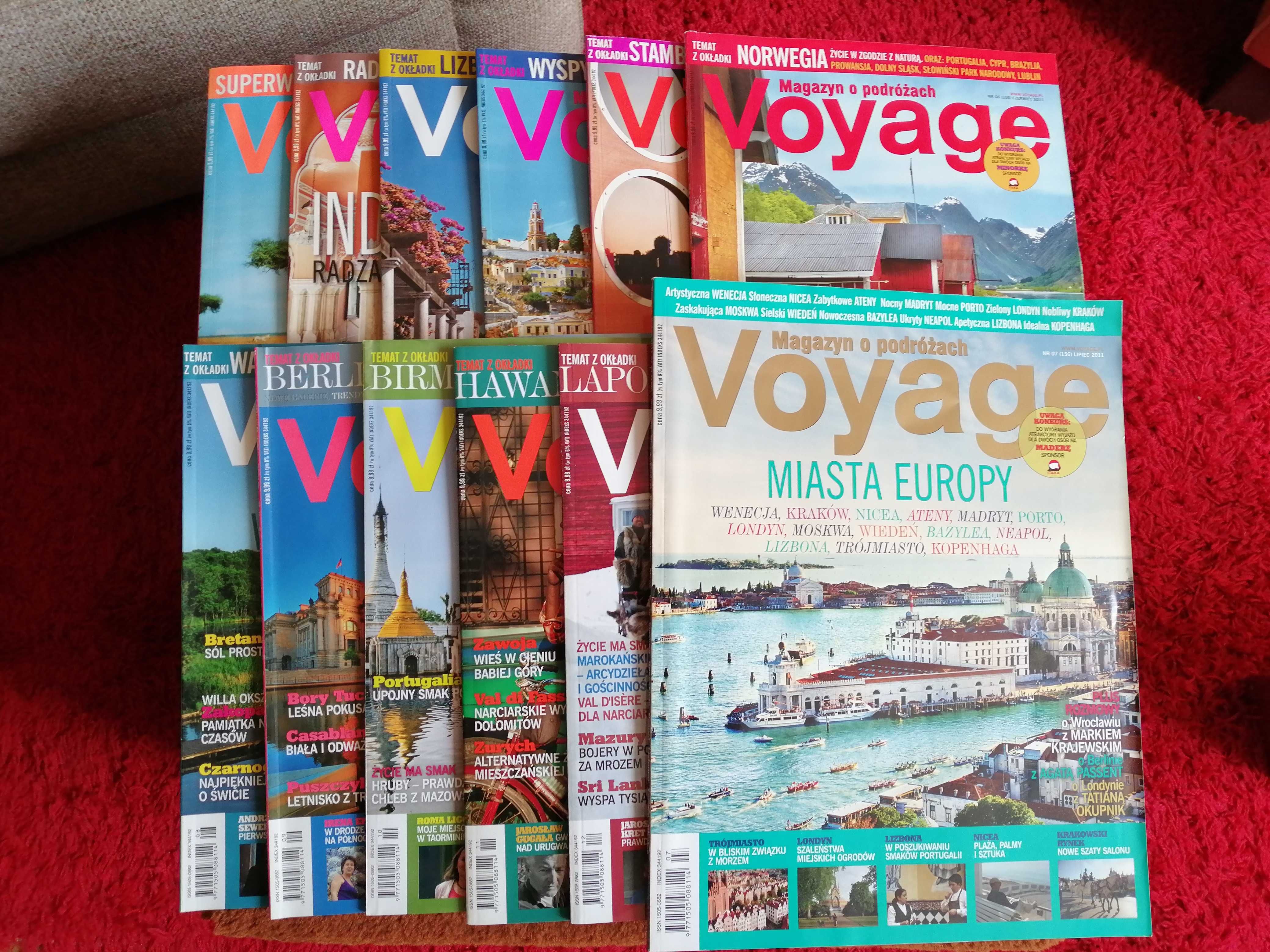 Voyage - magazyn podróżniczy rok 2011.
