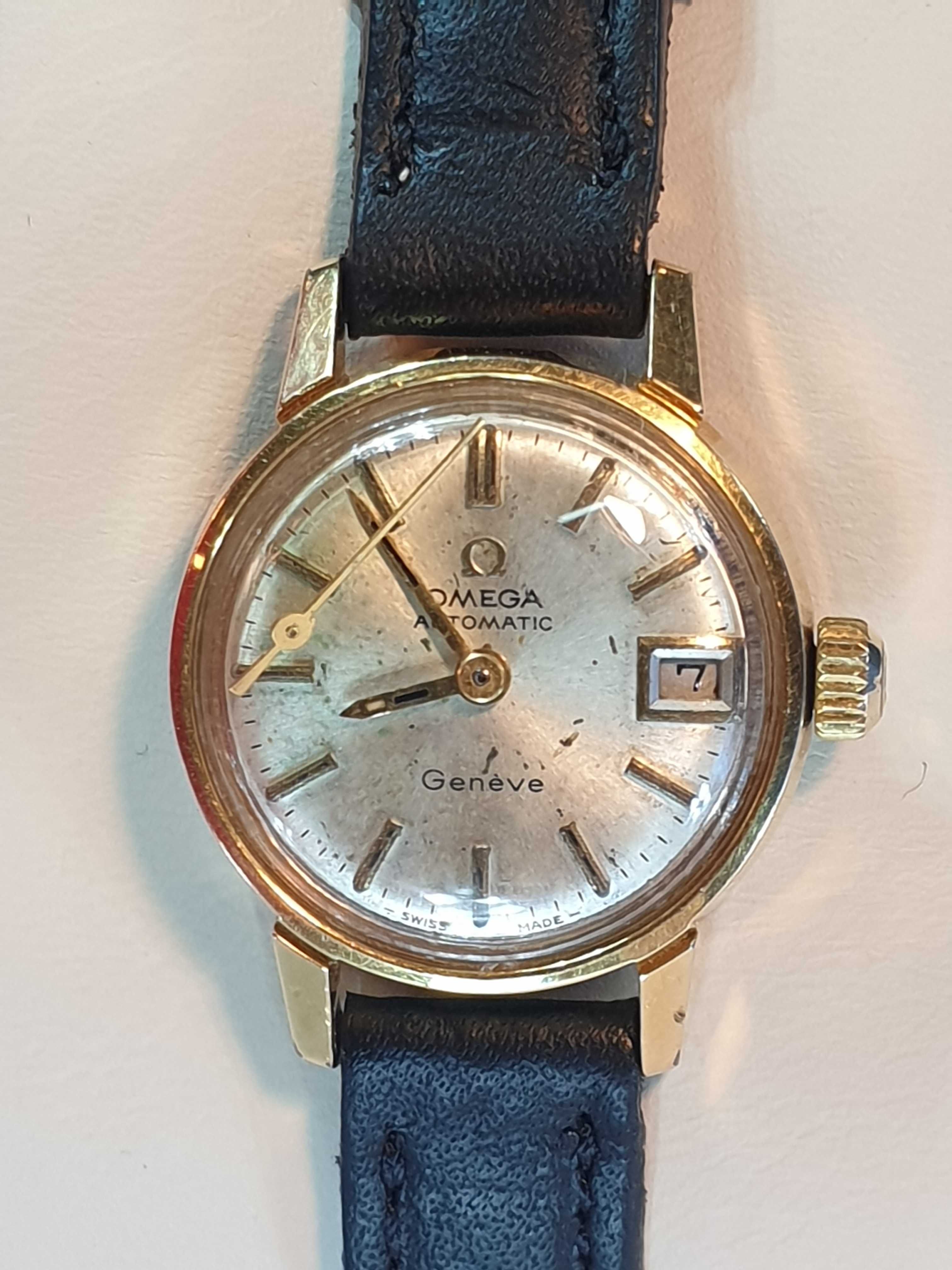 Damski oryginalny zegarek Omega Geneve automatic cal.684 do naprawy
