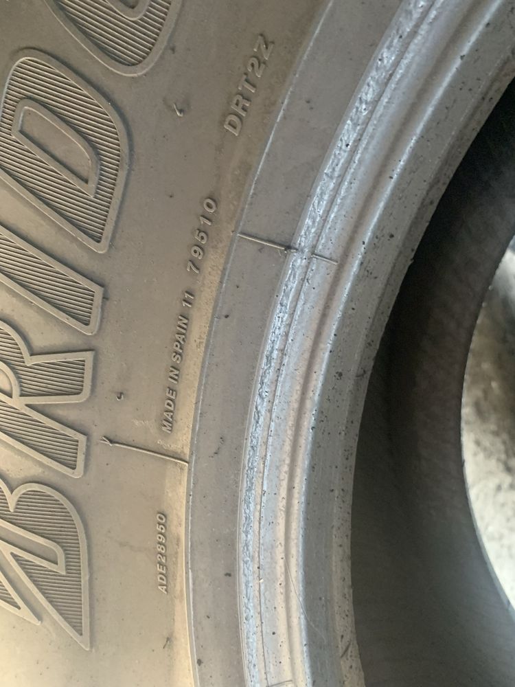 шина вантажна б/в 385/65R22,5 Bridgestone Duravis R Trailer  (1 шт.)