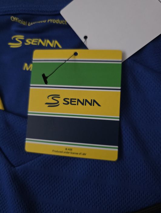 koszulka Ayrton Senna 12, official, Formula 1, F1, M