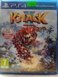 KNACK II-gra PS 4 -stan idealny -okazja