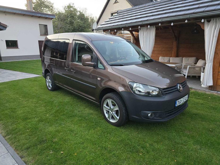 VW CADDY 4x4 4 motion max7os. TYLKO 150tys.km.  2 właścici SALONOWY