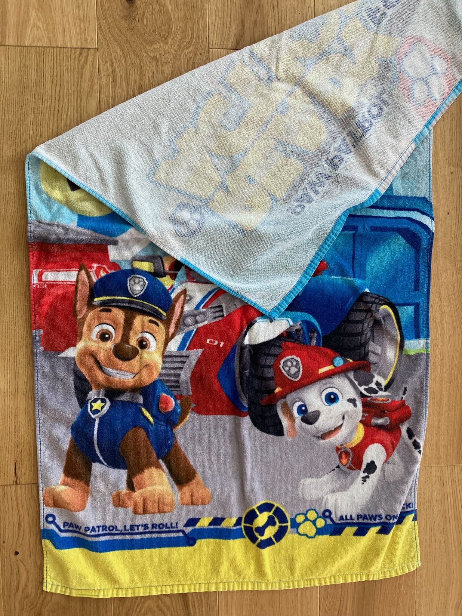 Carbotex, ręcznik plażowy Psi Patrol, rozm. 70x140