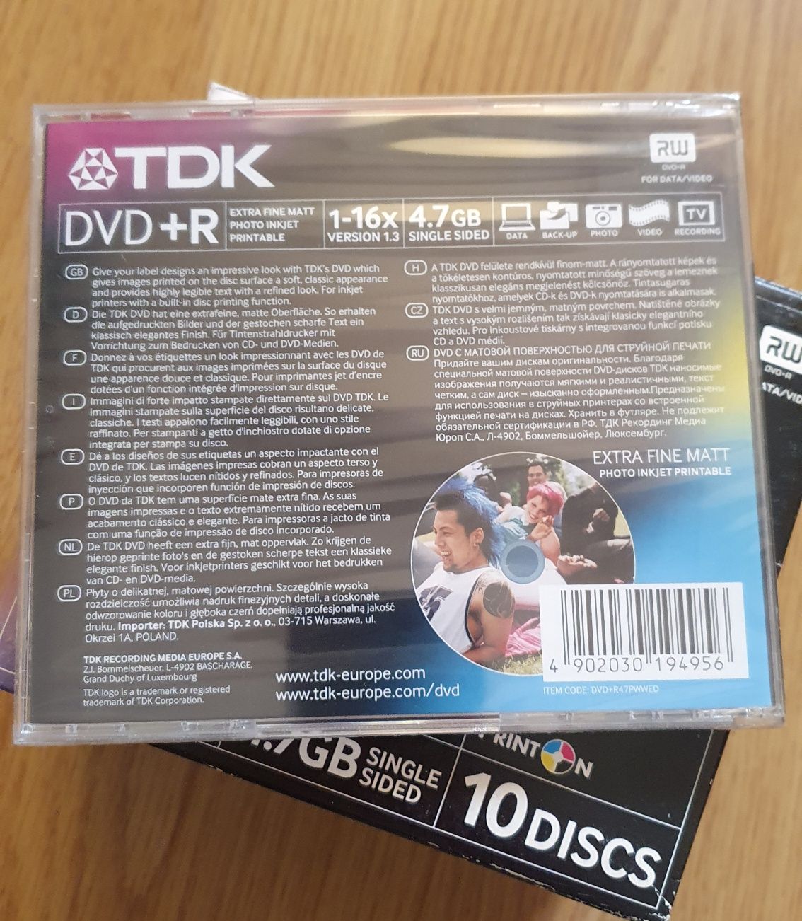 Диски ,TDK DVD - R