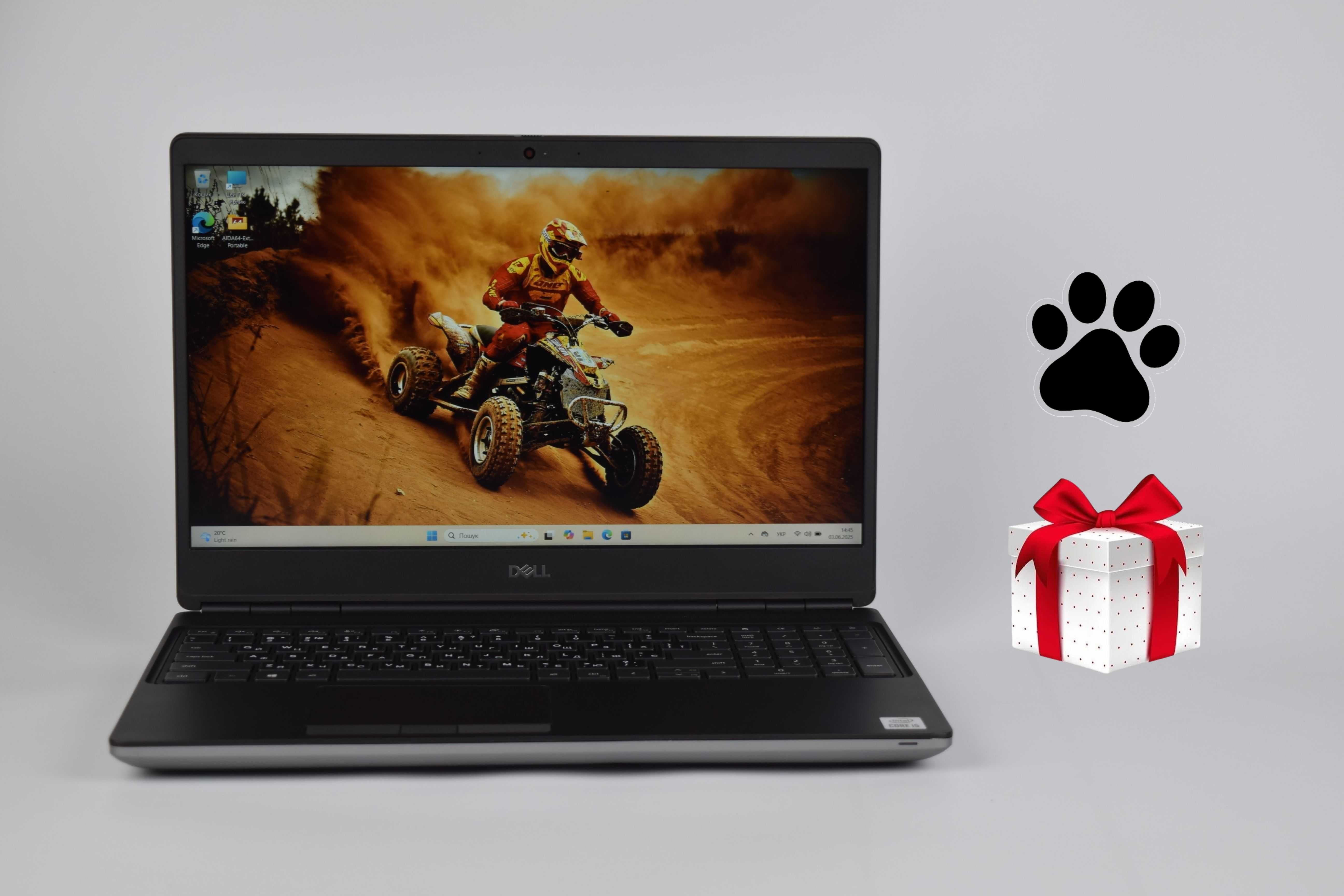 Dell Precision 7550 Quadro T1000 i5-10400H 16/32 гб 512/1 тб Ноутбук