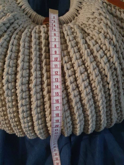 Torba handmade beżowa