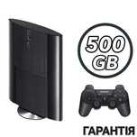 PlayStation 3 Super Slim 500 GB + 40 Топ ігор на борту. Наложка