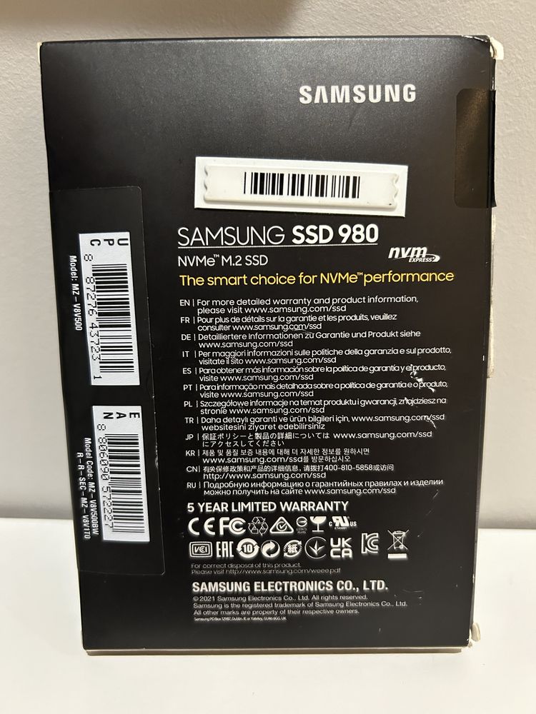 Dysk Samsung 980 500GB