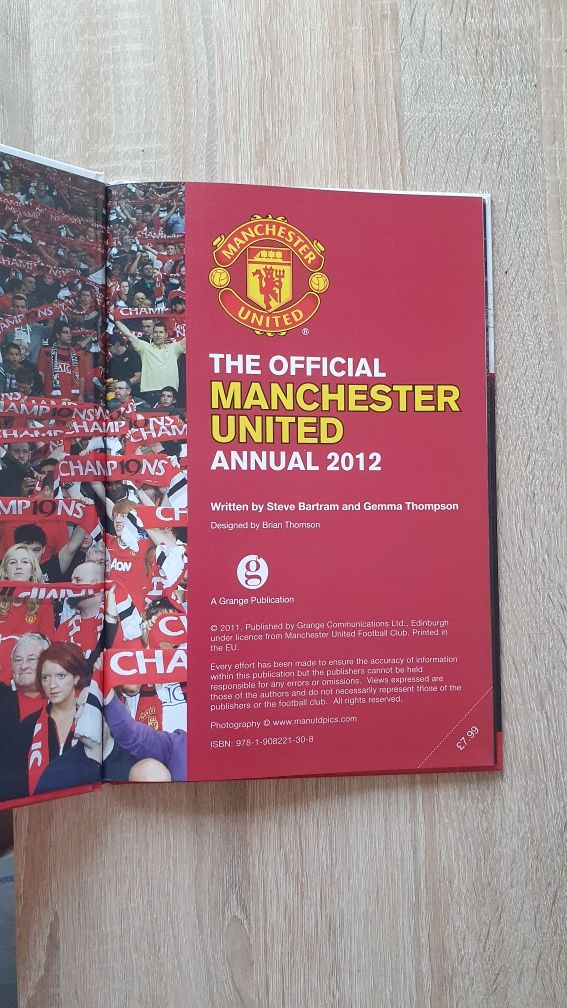 Manchester United książka album annual