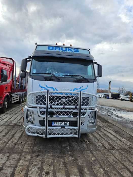 Volvo 500KM z rębakiem Bruks 450KM, FH12 6x4, Kesla,r.2002, sprawny